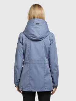 Khujo Parkas Parka Mi-saison ELST Femme Bleu -Khujo Soldes Magasin 3bd8c30c627e6389fedd0ec5ee4c1ebb
