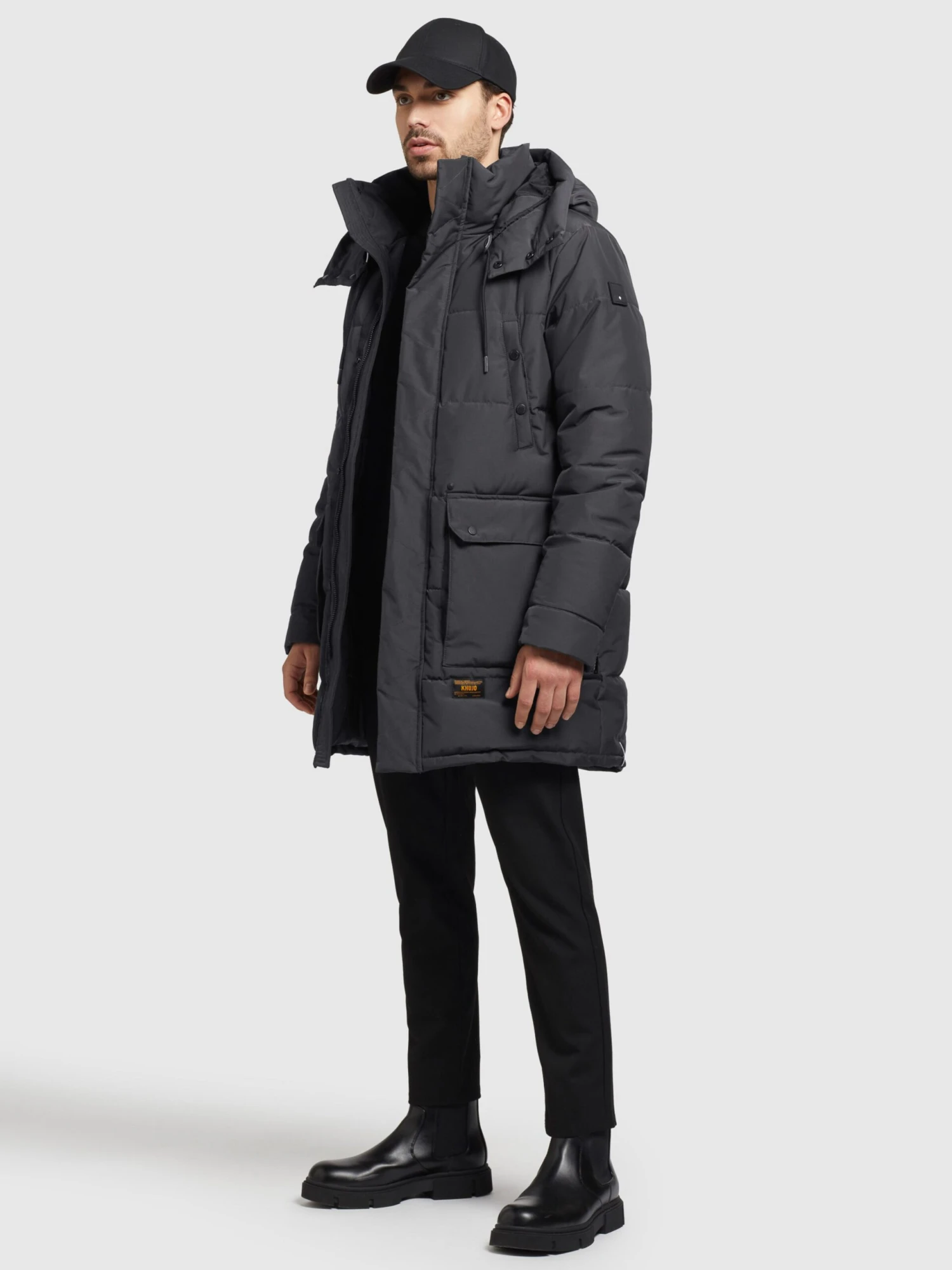 Khujo Vestes Dhiver Veste D’hiver Vivas Homme Gris Foncé 8 Khujo Vestes Dhiver Veste D’hiver Vivas Homme Gris Foncé – Image 6