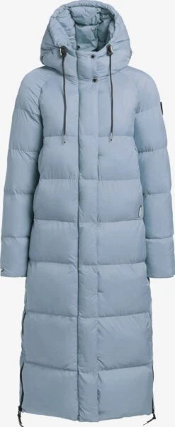 Khujo Manteaux Dhiver Manteau D’hiver Femme Bleu Clair