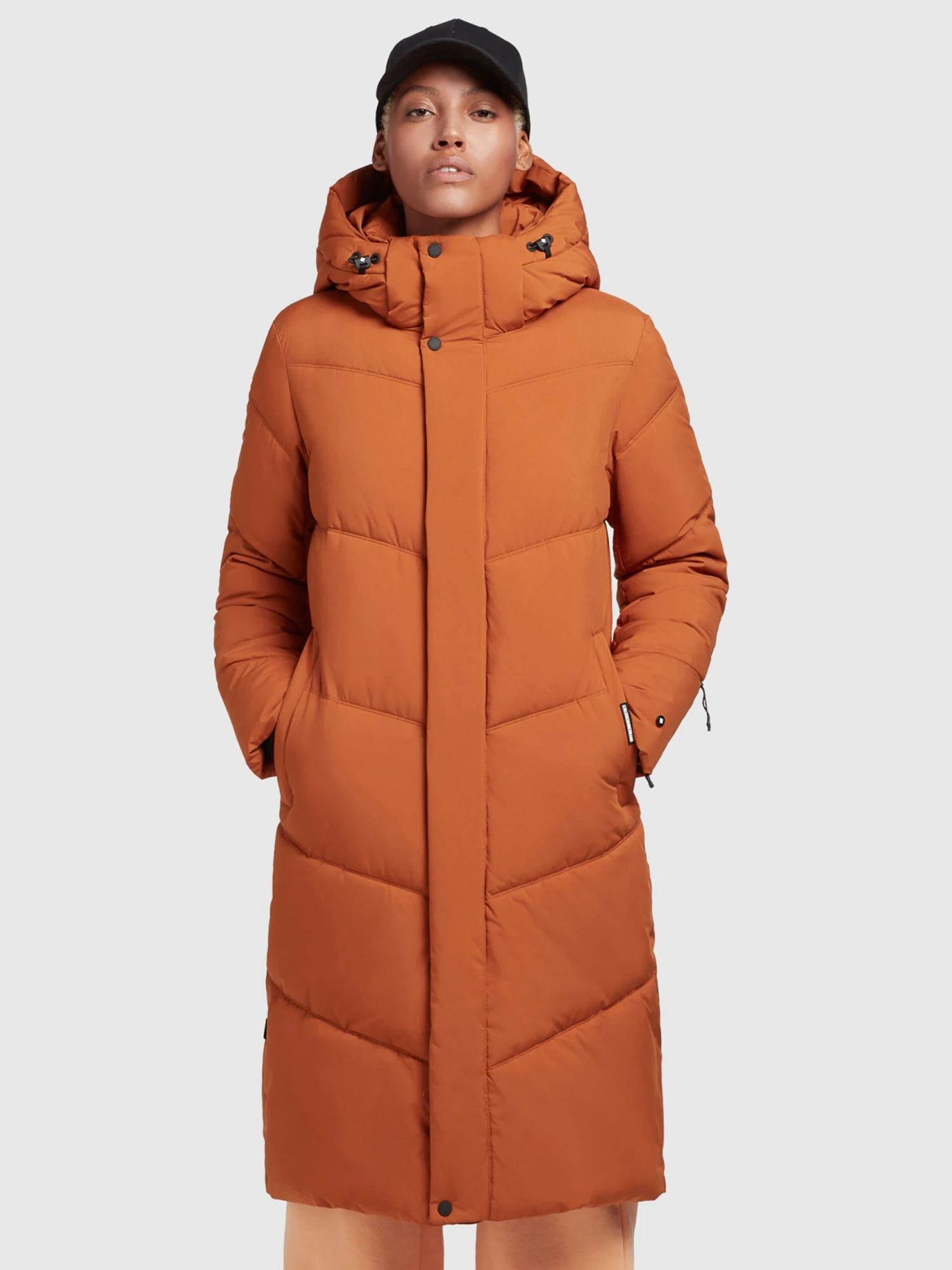 Khujo Manteaux Dhiver Manteau D’hiver Torino2 Femme Orange 4 Khujo Manteaux Dhiver Manteau D’hiver Torino2 Femme Orange – Image 2