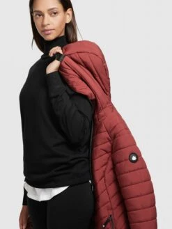 Khujo Manteaux Dhiver Manteau D’hiver Nita Femme Rouge Foncé -Khujo Soldes Magasin 41d2ea52e63225d7ad0174809f6db257