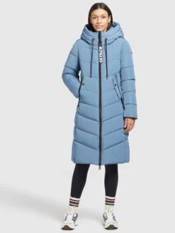 Khujo Manteaux Dhiver Manteau D’hiver Ayleena Femme Bleu Clair -Khujo Soldes Magasin 42bdcac3940156ad6170ce26777d48a3