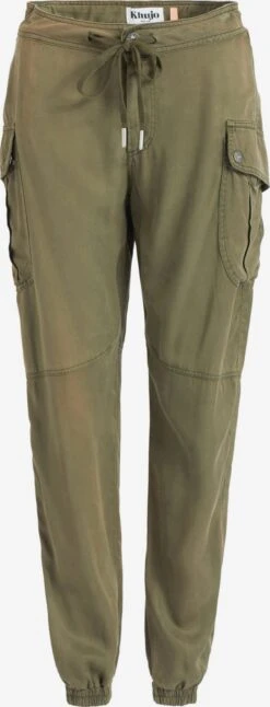 Khujo Pantalons Cargo Effilé Pantalon Cargo Joslin Femme Olive