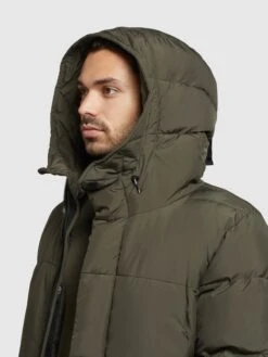 Khujo Manteaux Dhiver Manteau D’hiver Pato Homme Olive -Khujo Soldes Magasin 49473df164faa11de6ab09148364d20f