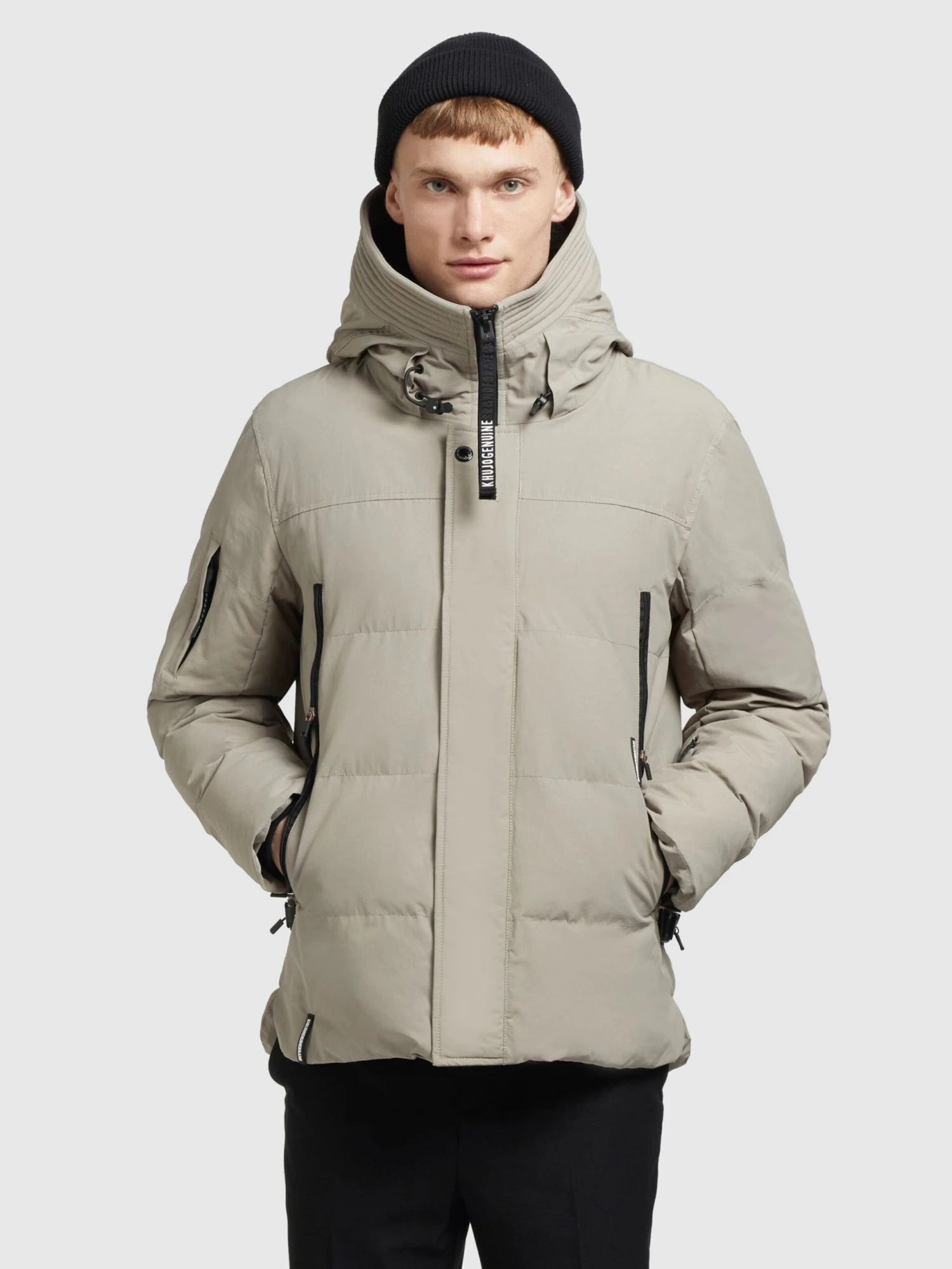 Khujo Vestes De Mi-saison Veste Mi-saison Tateno Homme Gris 4 Khujo Vestes De Mi-saison Veste Mi-saison Tateno Homme Gris – Image 2