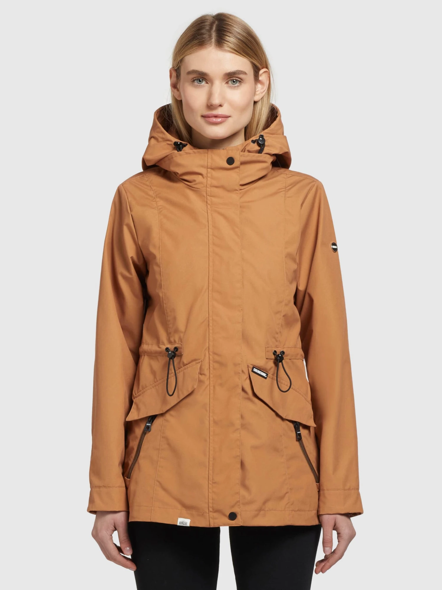 Khujo Parkas Parka Mi-saison FELINA Femme Camel 9 Khujo Parkas Parka Mi-saison FELINA Femme Camel – Image 7
