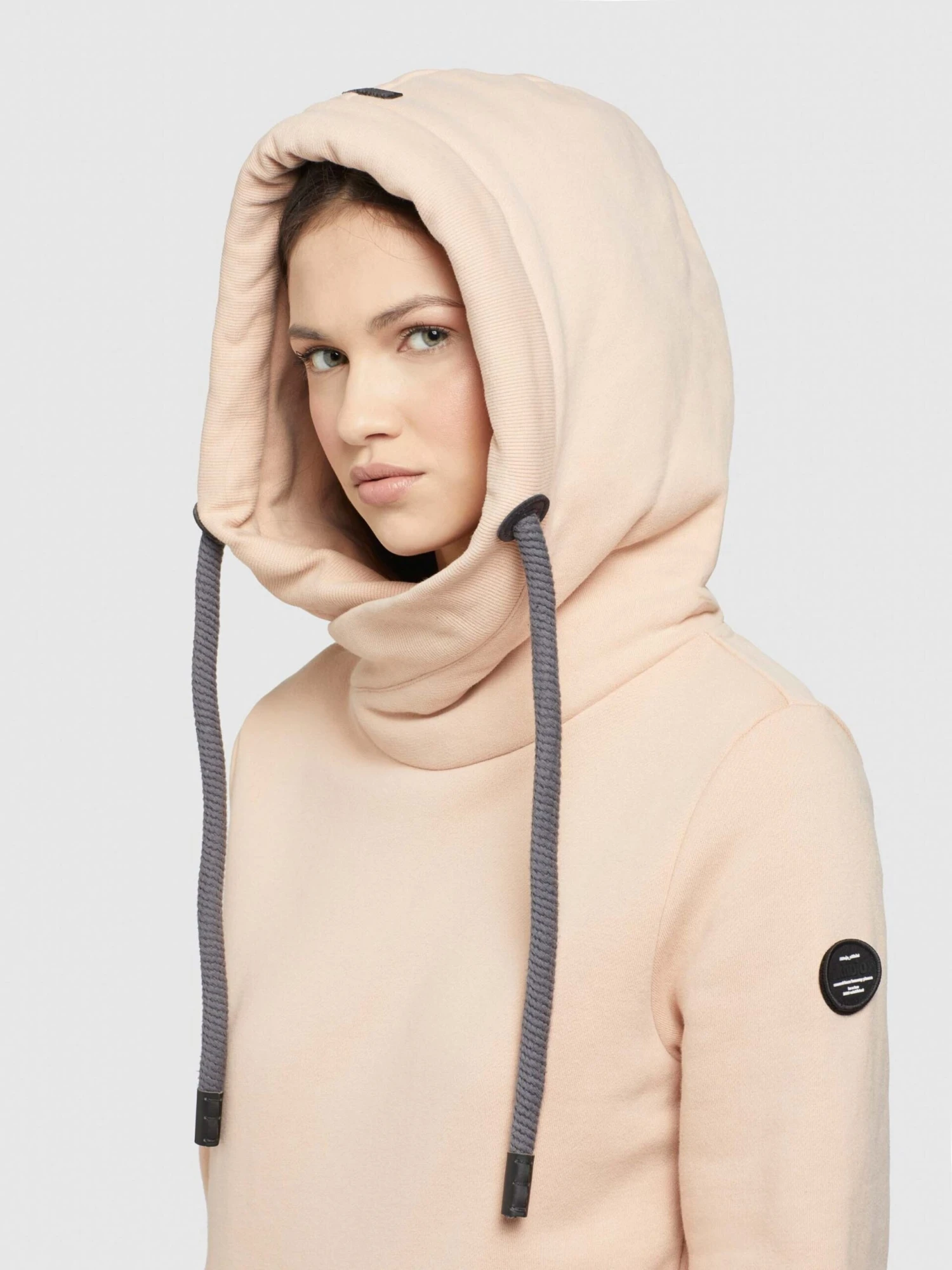 Khujo Sweats à Capuche Sweat-shirt Rhabea Femme Abricot 9 Khujo Sweats à Capuche Sweat-shirt Rhabea Femme Abricot – Image 7