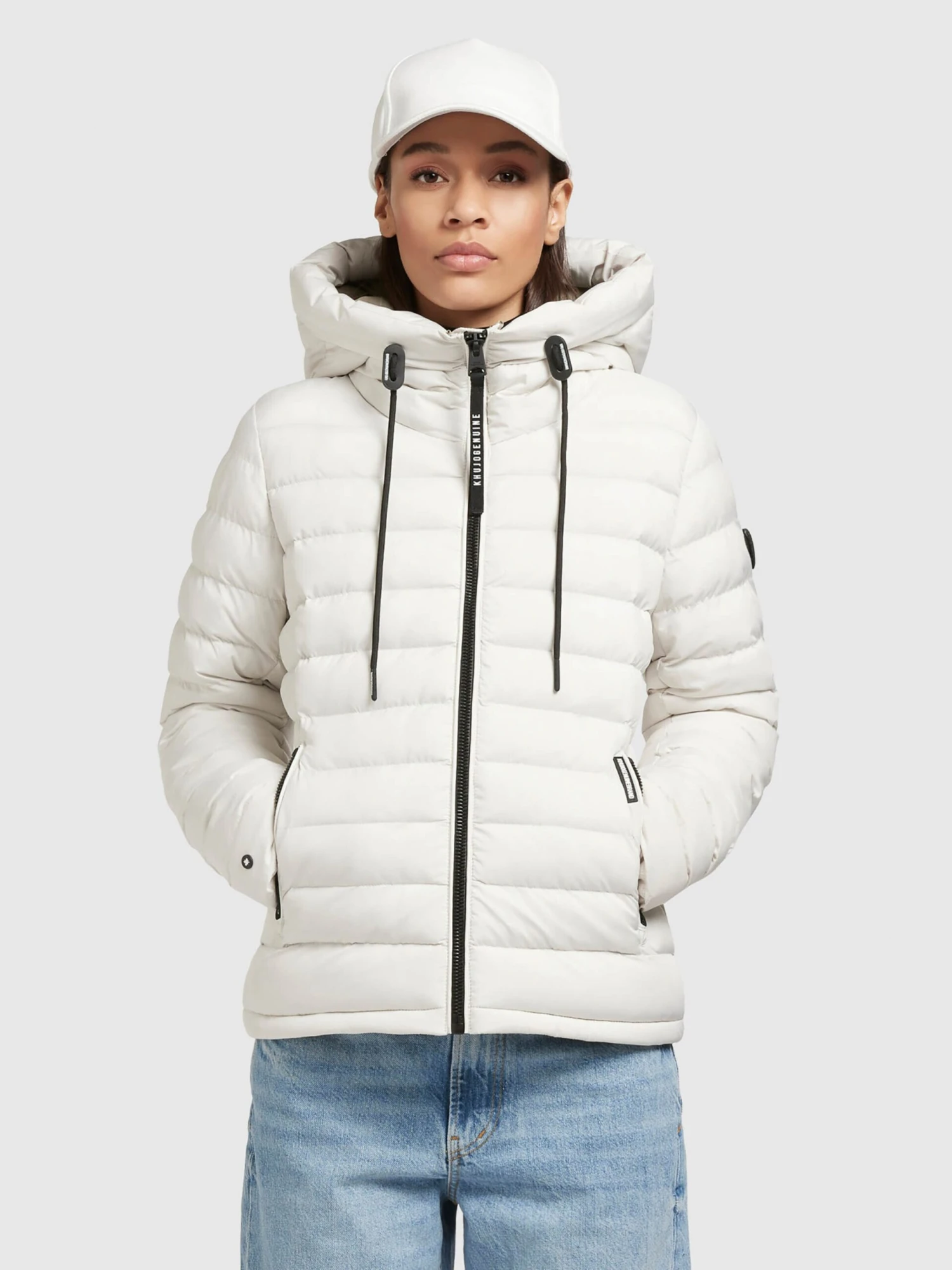 Khujo Vestes De Mi-saison Veste Mi-saison Lovina Femme Blanc 4 Khujo Vestes De Mi-saison Veste Mi-saison Lovina Femme Blanc – Image 2