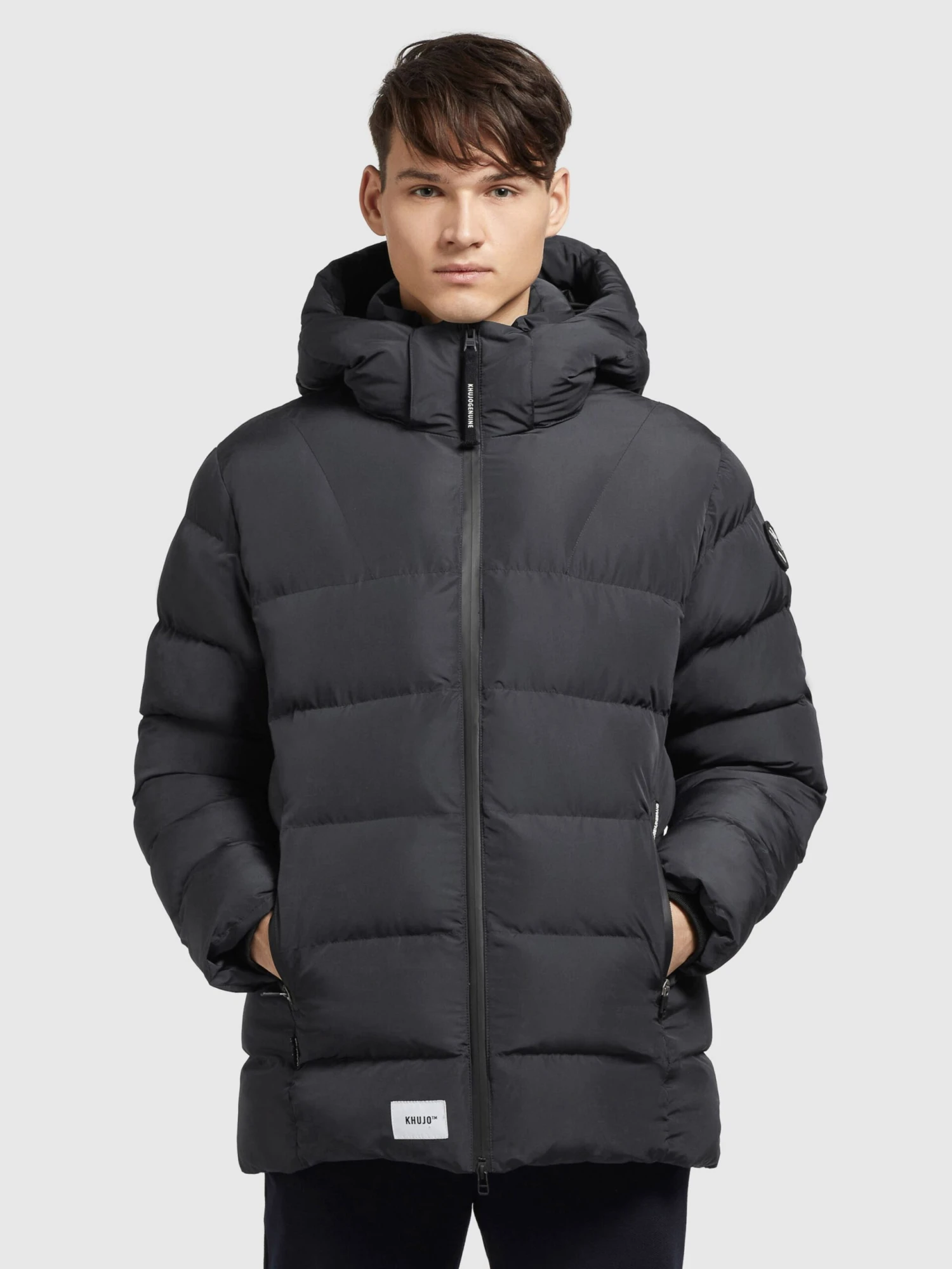 Khujo Vestes Dhiver Veste D’hiver SUMO Homme Gris Foncé 4 Khujo Vestes Dhiver Veste D’hiver SUMO Homme Gris Foncé – Image 2