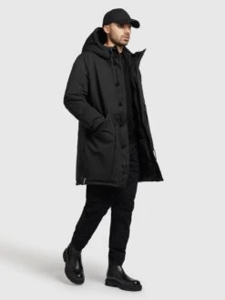 Khujo Parkas Parka D’hiver Terra Homme Noir -Khujo Soldes Magasin 4e4ef9d5c8d14ac4f6c8b96f491ae1e6