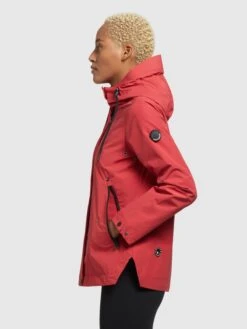Khujo Vestes De Mi-saison Veste Mi-saison KAYA Femme Rouge -Khujo Soldes Magasin 4ecdc280529f939ca5e2a5abc7ff118a