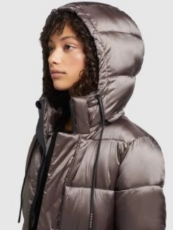 Khujo Manteaux Dhiver Manteau D’hiver Julina Femme Taupe -Khujo Soldes Magasin 50fa37dd08015491545046b23821dad7