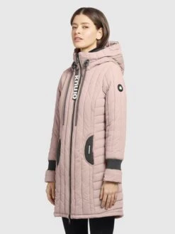 Khujo Manteaux De Mi-saison Manteau Mi-saison Jerry Femme Rose Ancienne -Khujo Soldes Magasin 533be2a20e31fd13d3b4db46db315e32