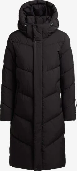 Khujo Manteaux Dhiver Manteau D’hiver Torino2 Femme Noir