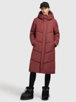 Khujo Manteaux Dhiver Manteau D’hiver Torino 3 Femme Rouge Rouille -Khujo Soldes Magasin 53a3274a29913b34bef50eb6daac1df2