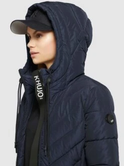 Khujo Manteaux De Mi-saison Manteau Mi-saison Mugg Femme Bleu Marine -Khujo Soldes Magasin 559f5813a7e2268b65442de42e885a5a