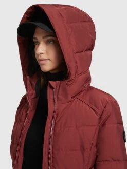 Khujo Manteaux Courts Manteau Mi-saison Amaray 3 Femme Rouge Rubis -Khujo Soldes Magasin 55e7db59c9aa2695a4967ab492fc0c37