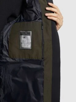 Khujo Manteaux Courts Manteau D’hiver Mats Femme Vert Foncé -Khujo Soldes Magasin 5623ff9d1e590a3ec7deb37462e18b12