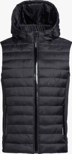 Khujo Vestes Sans Manches Gilet Homme Noir