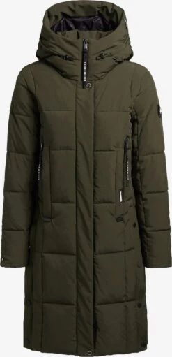 Khujo Manteaux De Mi-saison Manteau Mi-saison Namita Femme Vert Foncé