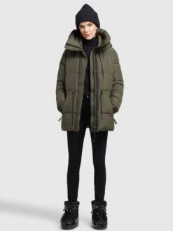 Khujo Vestes Dhiver Veste D’hiver Leviani Femme Vert Foncé 15 Khujo Vestes Dhiver Veste D’hiver Leviani Femme Vert Foncé -Khujo Soldes Magasin 598c657f896ca3d3011c1d1cee896255