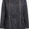 Khujo Parkas Parka Mi-saison ONDA2 Femme Gris Foncé -Khujo Soldes Magasin 5be1820da851e737766102bdae45541e