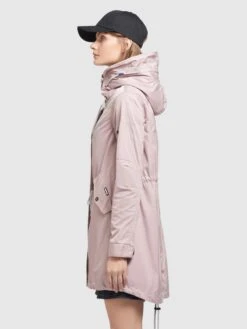 Khujo Parkas Parka Mi-saison DAYES Femme Rose -Khujo Soldes Magasin 5c1ee01ad3585267d28ee88a151f72d2