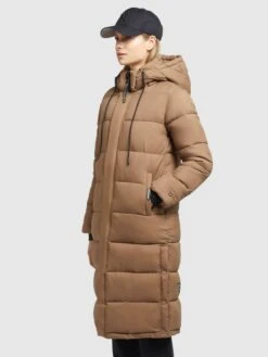 Khujo Manteaux Dhiver Manteau D’hiver Julina Femme Noisette -Khujo Soldes Magasin 5dd37045608520a65ca943c7ceaa5f99