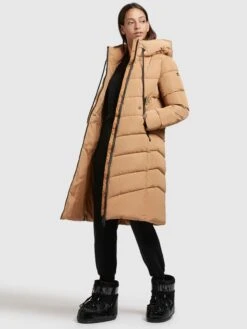 Khujo Manteaux De Mi-saison Manteau Mi-saison Klayd Femme Ocre -Khujo Soldes Magasin 5e3686c0b2a7f759e2c1f40e627d813d