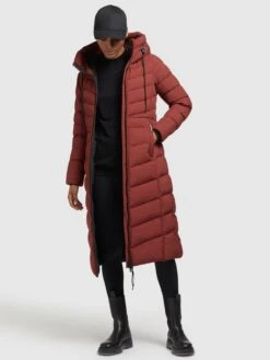 Khujo Manteaux Dhiver Manteau D’hiver Ingram Femme Rouge Rouille 15 Khujo Manteaux Dhiver Manteau D’hiver Ingram Femme Rouge Rouille -Khujo Soldes Magasin 5ef849f7acafd0224cd11237fdc3311b