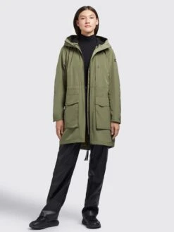 Khujo Manteaux De Mi-saison Manteau Mi-saison Ging Femme Olive -Khujo Soldes Magasin 5f5d81b6c13df21ce4f97666b5e09b3f