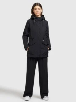 Khujo Parkas Parka Mi-saison FELINA Femme Noir -Khujo Soldes Magasin 610e2e992561a0951787e7ef0195c1bb