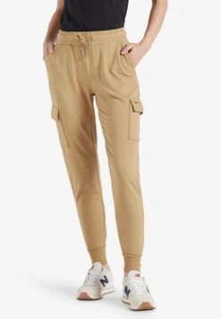 Khujo Pantalons De Survêtement Effilé Pantalon Cargo Staci Femme Beige -Khujo Soldes Magasin 624696083f03653a381d116ccc5607da