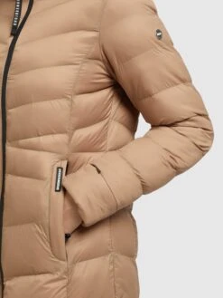 Khujo Manteaux Dhiver Manteau D’hiver Ingram 2 Femme Beige Foncé -Khujo Soldes Magasin 62fe3de468d47044705a3ce44d04e896