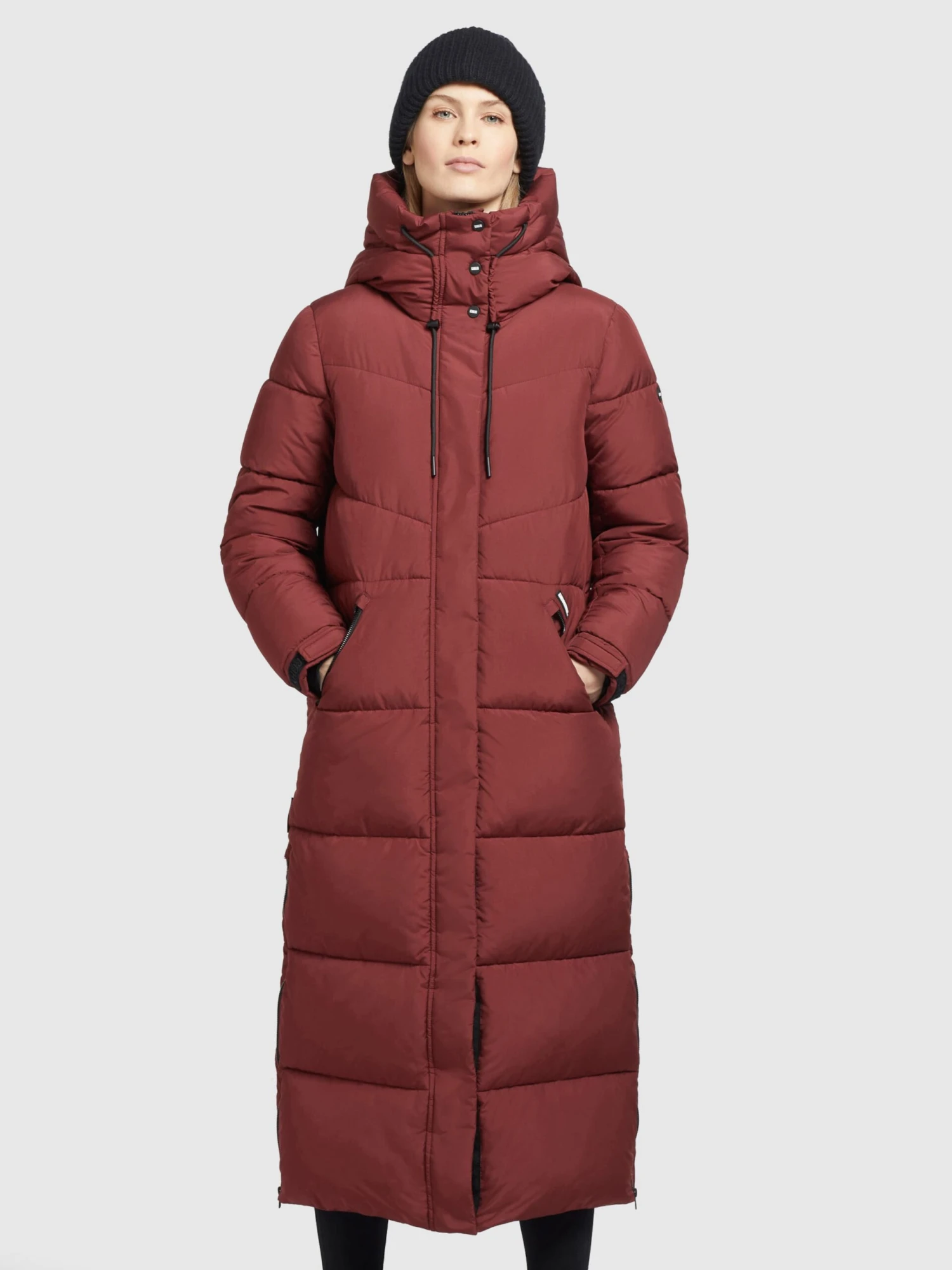 Khujo Manteaux Dhiver Manteau D’hiver Shimanta 2 Femme Rouge Rouille 4 Khujo Manteaux Dhiver Manteau D’hiver Shimanta 2 Femme Rouge Rouille – Image 2