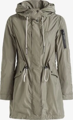 Khujo Parkas Parka Mi-saison CATHARINA Femme Kaki