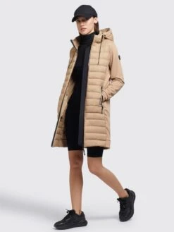 Khujo Manteaux Dhiver Manteau D’hiver RUTH MATT Femme Beige -Khujo Soldes Magasin 6763f58669be0b1bda0125b825d91512