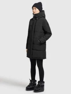 Khujo Manteaux Courts Manteau D’hiver Mats Femme Noir -Khujo Soldes Magasin 678ba8870beab18b12a651791bdba5ec