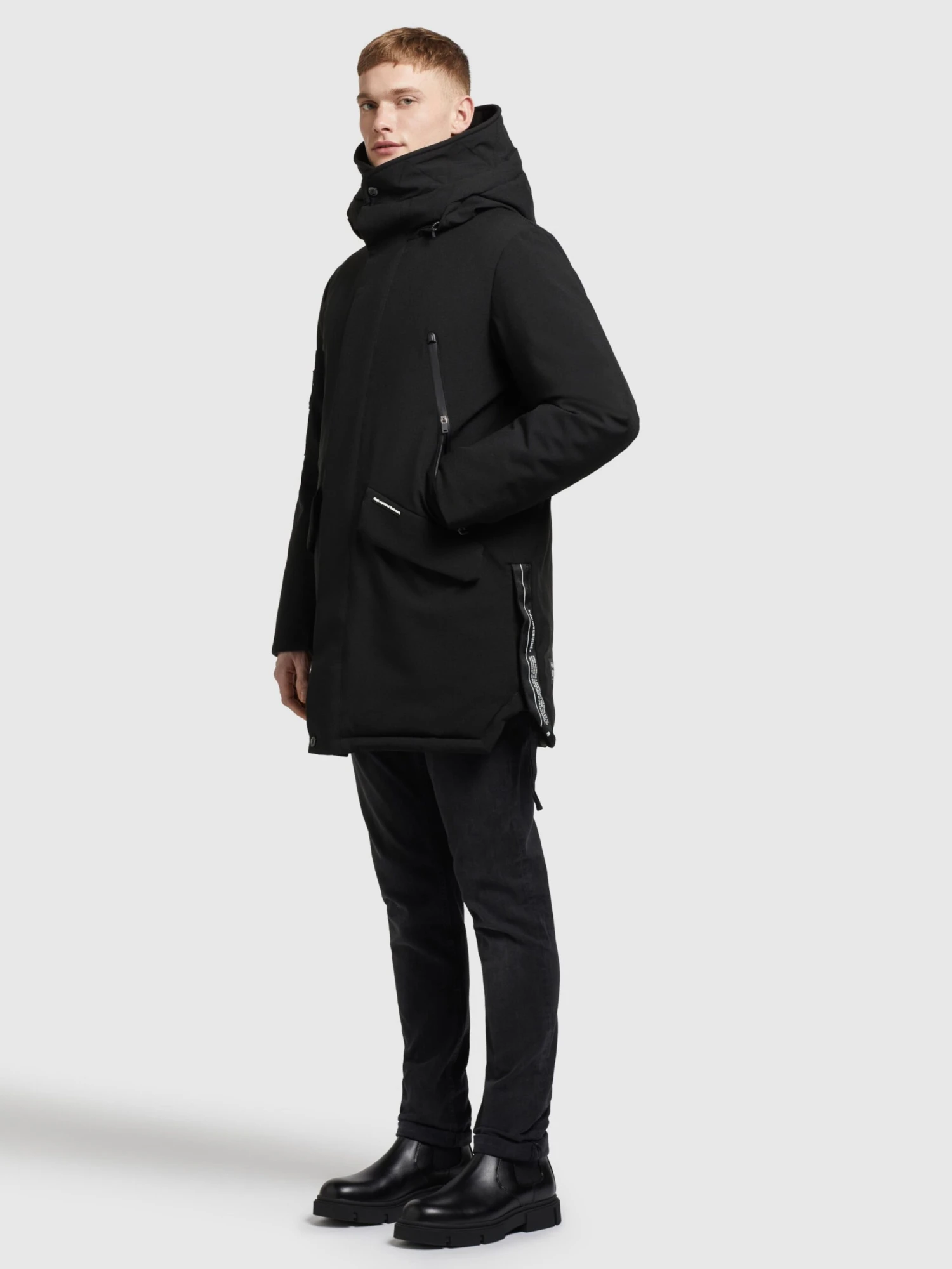 Khujo Manteaux Dhiver Manteau D’hiver Carl Homme Noir 7 Khujo Manteaux Dhiver Manteau D’hiver Carl Homme Noir – Image 5