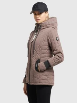 Khujo Vestes De Mi-saison Veste Mi-saison Tweety Prime Femme Rose -Khujo Soldes Magasin 67cd92685b4a676561d177549a4b1f21