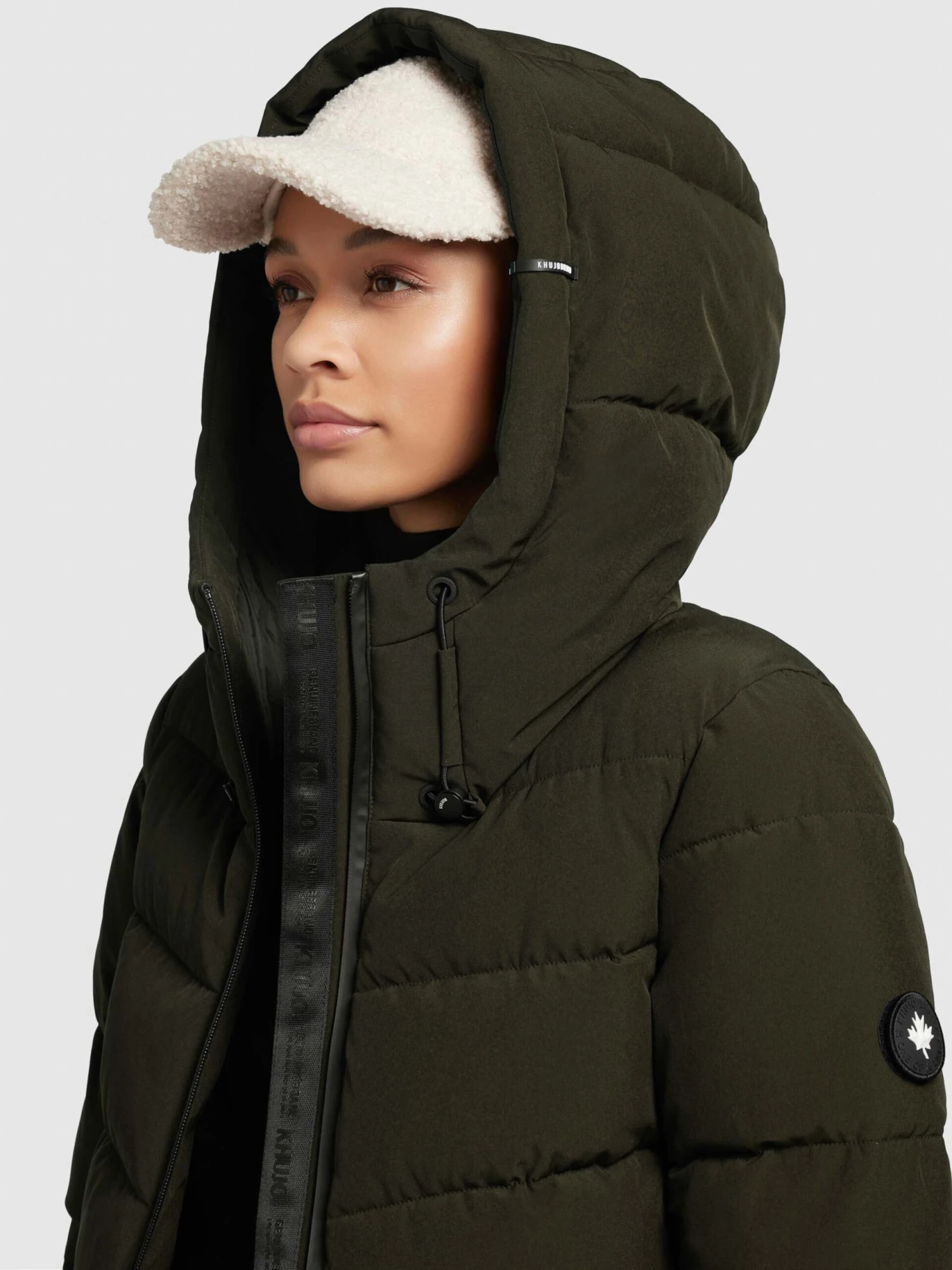Khujo Vestes Dhiver Veste D’hiver Fames Femme Vert Foncé 9 Khujo Vestes Dhiver Veste D’hiver Fames Femme Vert Foncé – Image 7