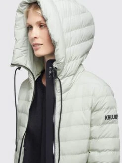 Khujo Vestes De Mi-saison Veste Mi-saison LOVINA4 Femme Vert -Khujo Soldes Magasin 686e4f989ac67e7c82d8107053b51639