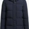 Khujo Manteaux Courts Manteau D’hiver Wente Femme Bleu Foncé