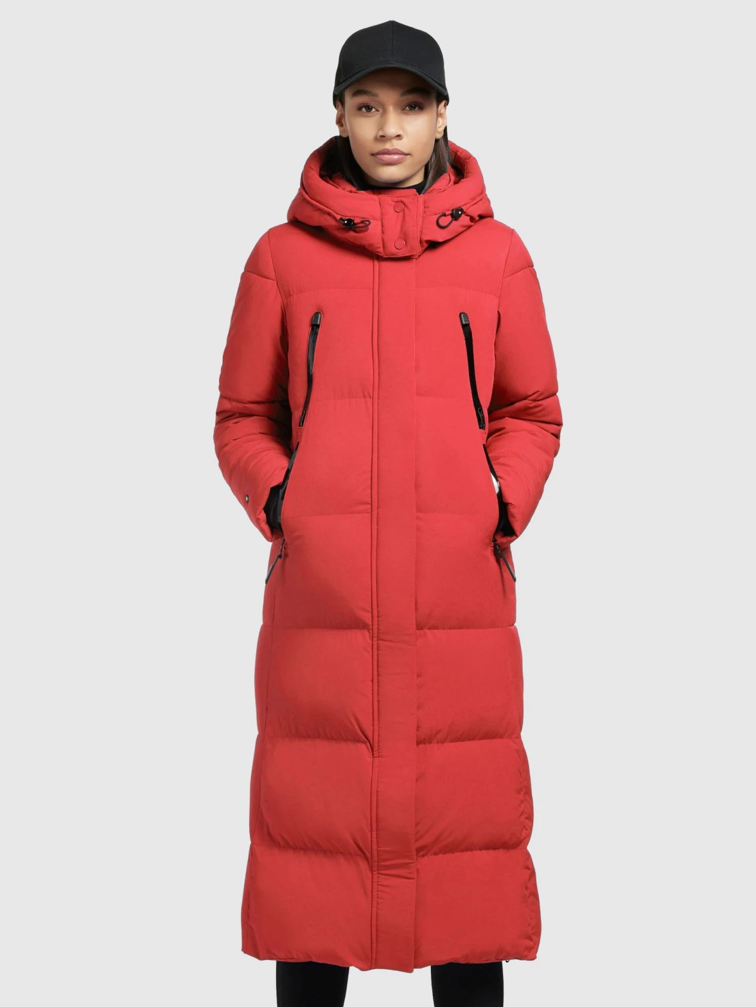 Khujo Manteaux De Mi-saison Manteau Mi-saison Melona Femme Rouge 4 Khujo Manteaux De Mi-saison Manteau Mi-saison Melona Femme Rouge – Image 2