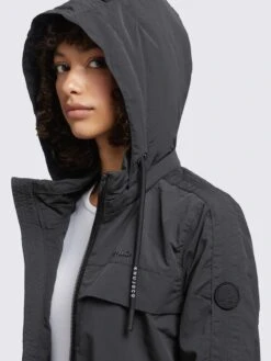 Khujo Manteaux De Mi-saison Manteau Mi-saison Voya3 Femme Noir -Khujo Soldes Magasin 6b10aa23c0bc1d83961cf4bda9d185ac