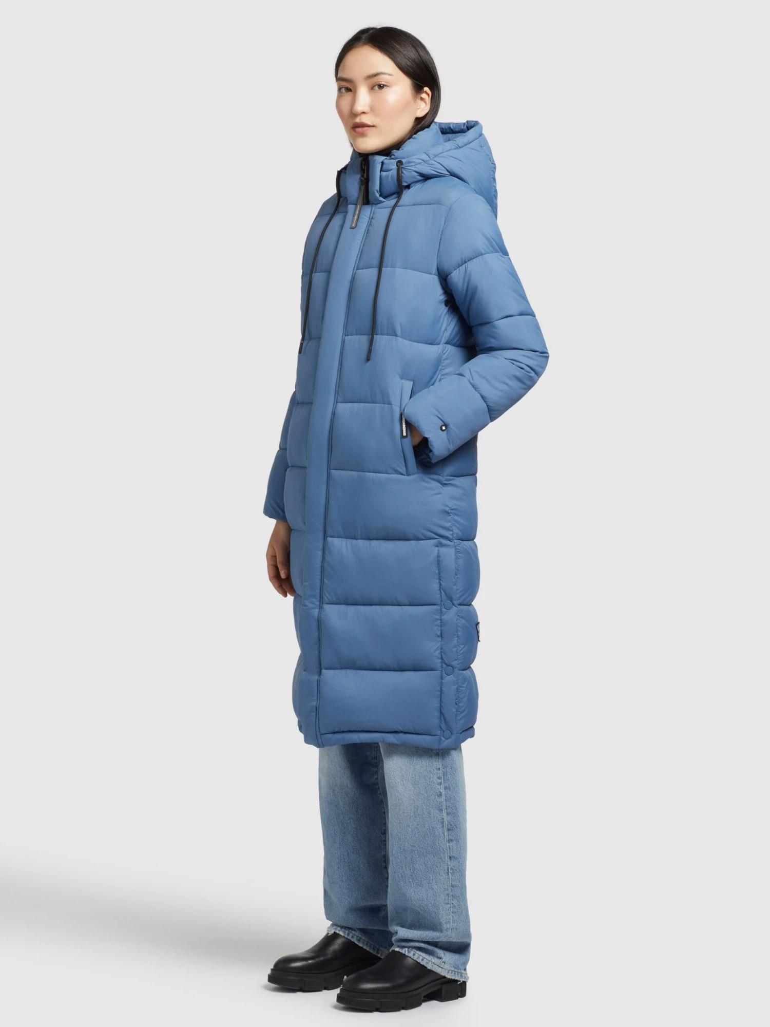 Khujo Manteaux Dhiver Manteau D’hiver Julina Femme Bleu 7 Khujo Manteaux Dhiver Manteau D’hiver Julina Femme Bleu – Image 5