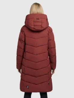 Khujo Manteaux De Mi-saison Manteau Mi-saison Klayd Femme Rouge Foncé -Khujo Soldes Magasin 6baee76422877b259679b771bf53336b