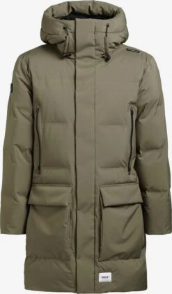 Khujo Manteaux Dhiver Manteau D’hiver Slow Homme Olive
