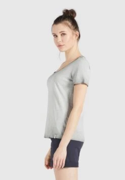 Khujo T-shirts T-shirt Pergola Femme Gris Foncé / Gris Chiné 12 Khujo T-shirts T-shirt Pergola Femme Gris Foncé / Gris Chiné -Khujo Soldes Magasin 73d7adb178bb701643bc43793ce20b8b