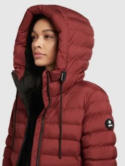 Khujo Manteaux Dhiver Manteau D’hiver Mimi Femme Rouge Rouille -Khujo Soldes Magasin 7527d489c8287c4451e07515d4cc4525